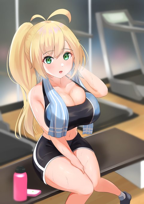 スポーツジムマキマキ #VOICEROID #弦巻マキ #ポニーテール #女の子  