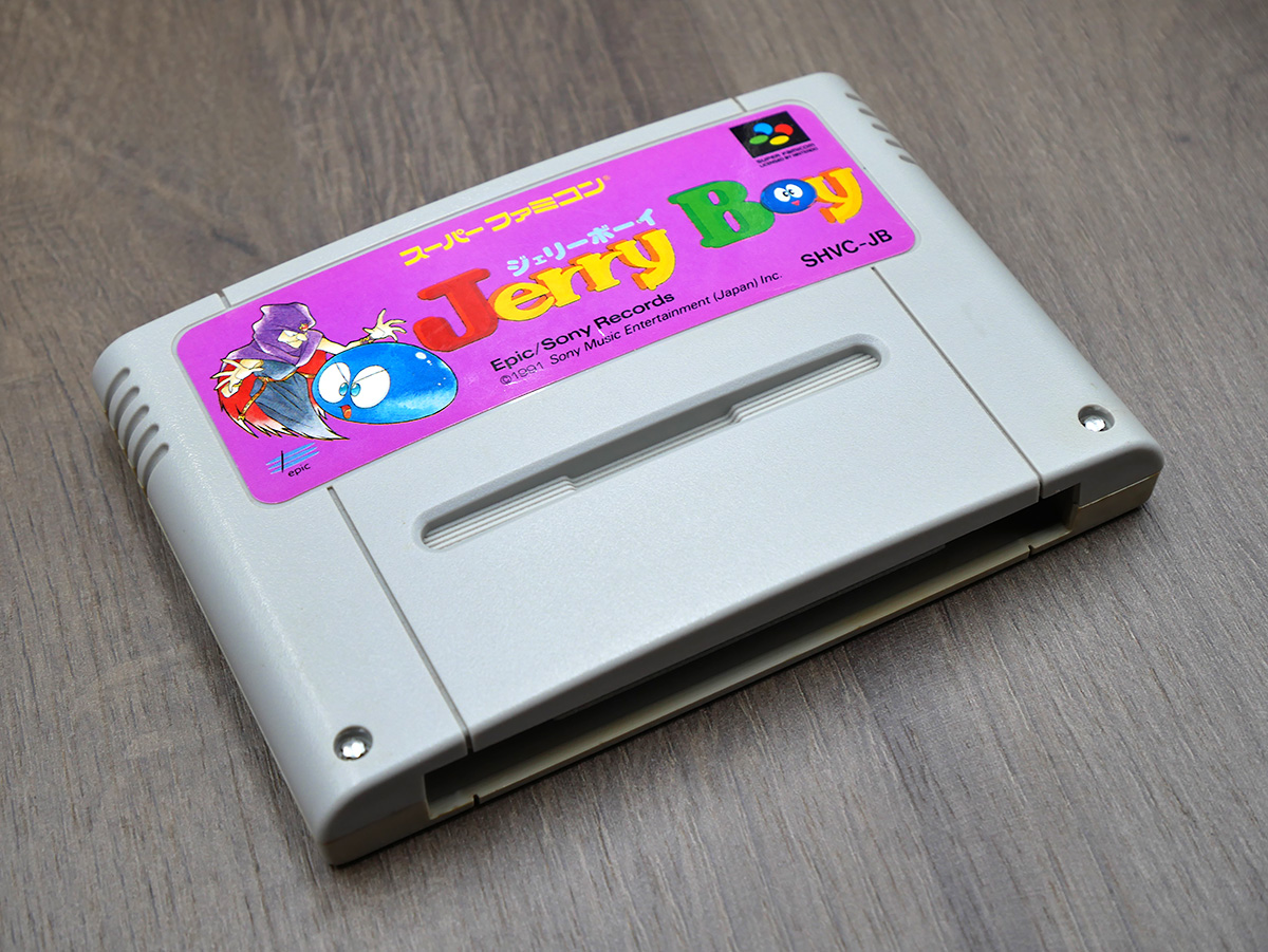 Book4Games's tweet photo. This Sunday we’re playing Jerry Boy, an early #SuperFamicom Game from Epic and #GameFreak! It’s a cute and colorful little platformer also known as Smart Ball in the US.
It doesn’t show up very often in people’s collections, be sure to check it out!

#JerryBoy #ジェリーボーイ https://t.co/5ZqmVm4HLb