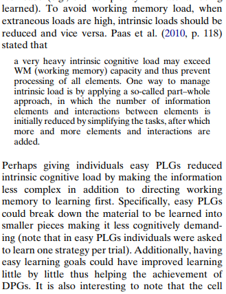 Interestingly, Masuda et al also found that, initially, increasing task challenge was positively associated with performance, but this plateaued and then ultimately fell off. They hypothesise a link with working memory limits.