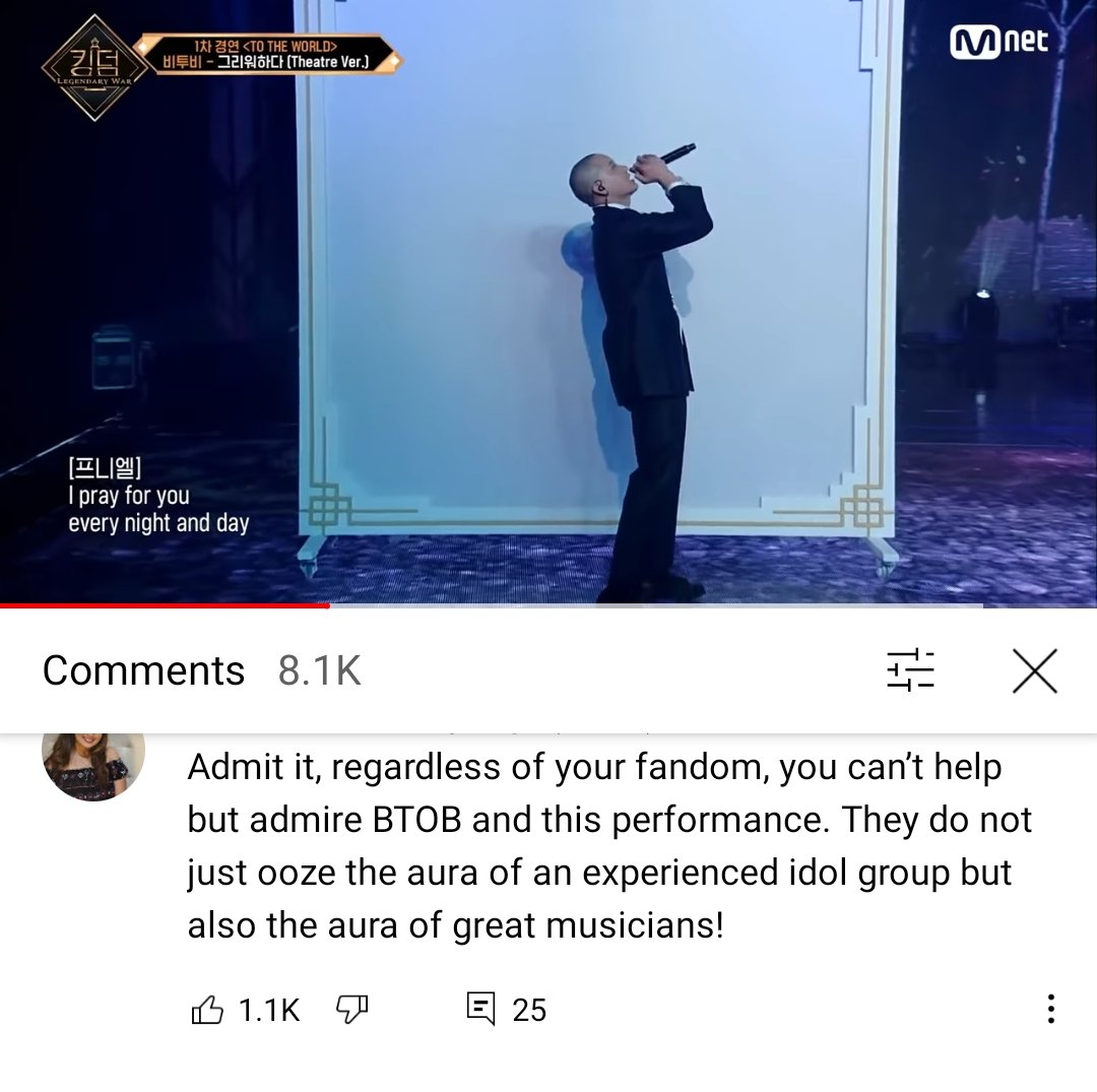 "Admit it, regardless of your fandom, you cant help but admire BTOB and this performance..."  #BTOB_ON_KINGDOM