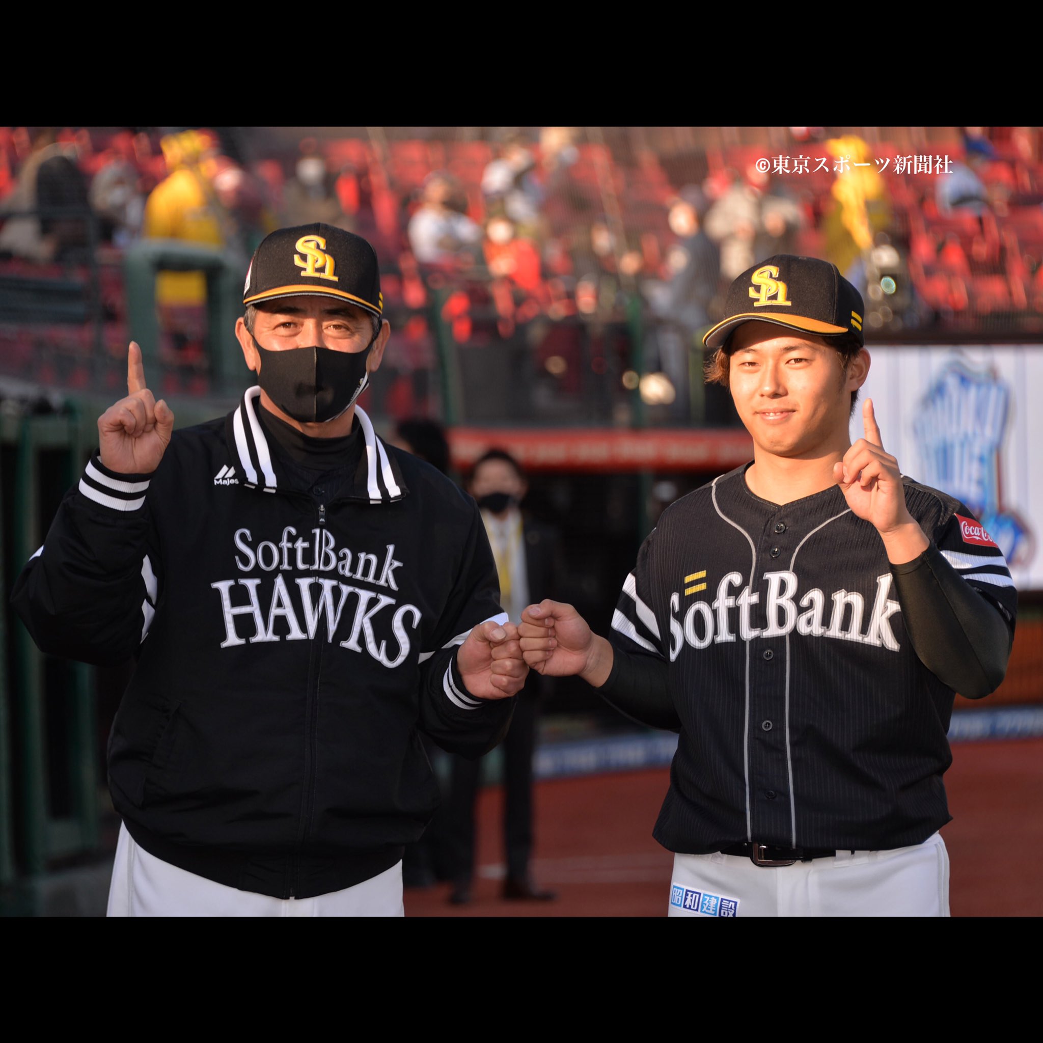 若鷹ガチャ ウエスタンリーグ優勝ver. スーパーレア 田浦文丸選手 公式