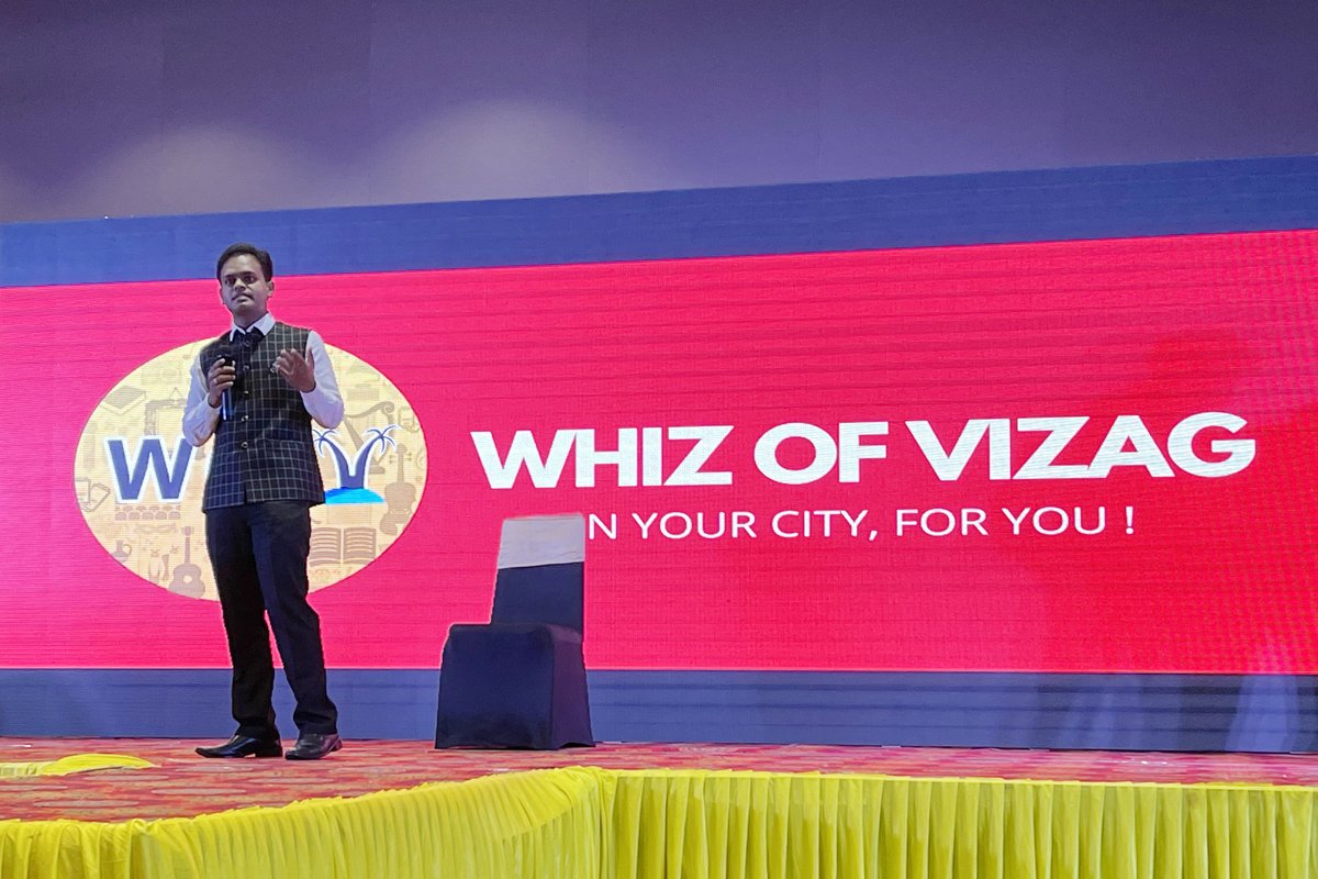 nbhvr's tweet photo. Thrilled to address the young champs at the "Whiz of Vizag" Carnival organised in association with JCI Waltair. I'm extremely happy to see the stalls set up by studentpreneurs which gives motivation to Future Young India

#Zoneiv #JCI #OneFuture #jciindia #visakhapatnam https://t.co/F0qeorprsP
