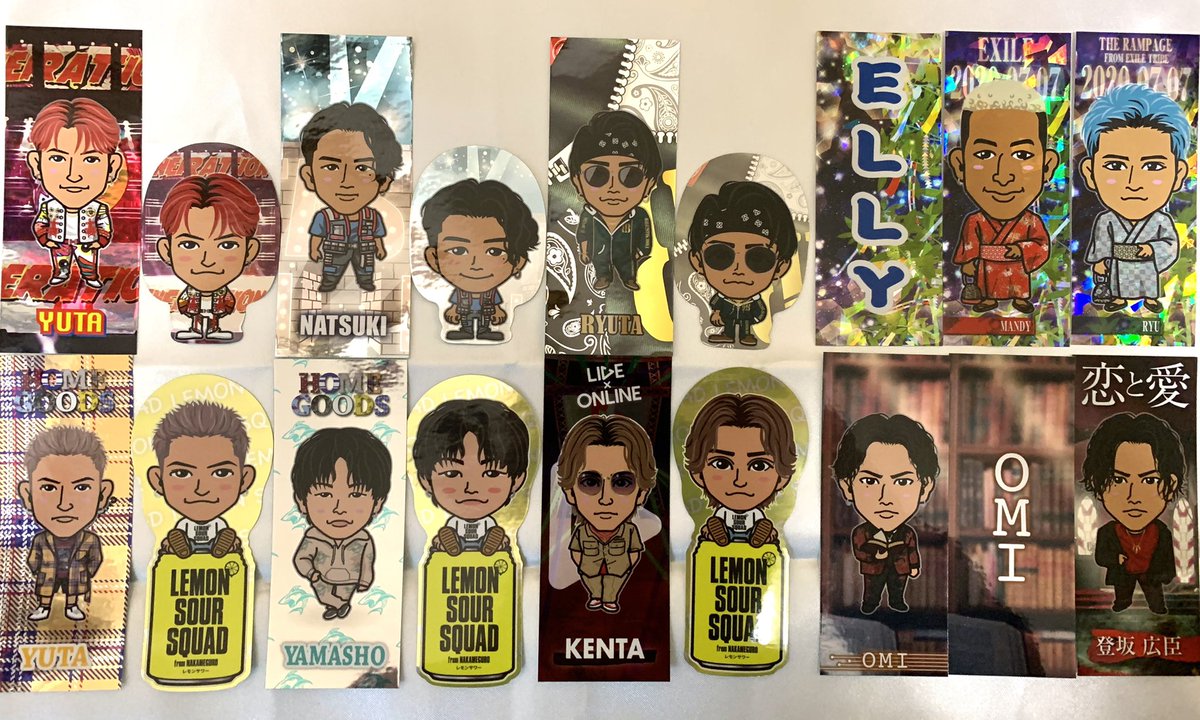 _113kzm's tweet photo. 譲 画像3枚
LIKIYA 力也 陣 RIKU 陸 神谷健太 与那嶺瑠唯 山本彰吾 吉野北人 岩谷翔吾 龍 後藤拓磨 登坂広臣 今市隆二 ELLY 山下健二郎 NAOTO 小林直己 白濱亜嵐 数原龍友 佐野玲於 中務裕太 関口メンディー TETSUYA 世界 澤本夏輝 日髙竜太 松井利樹

交換 トラステ 居酒屋えぐざいる ガチャ https://t.co/ev12ZqICNp