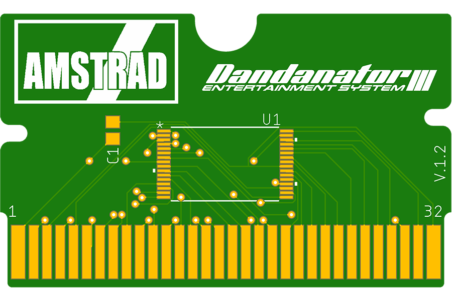 He liberado el diseño de los cartuchos para #DES #AmstradCPC en #GitHub, ya no tienes excusa para no hacerte los tuyos. github.com/AnakinTF/PCB-D…