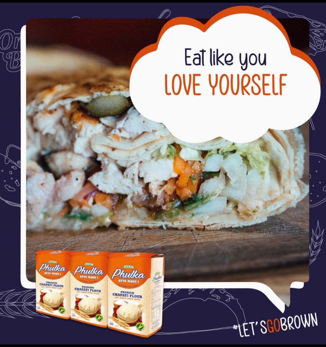 Self love = Food love.
Eat healthy, be healthy. 
#love #food #photooftheday #phulka #bakexmillersltd #sundayvibes #Health #healthylifestyle