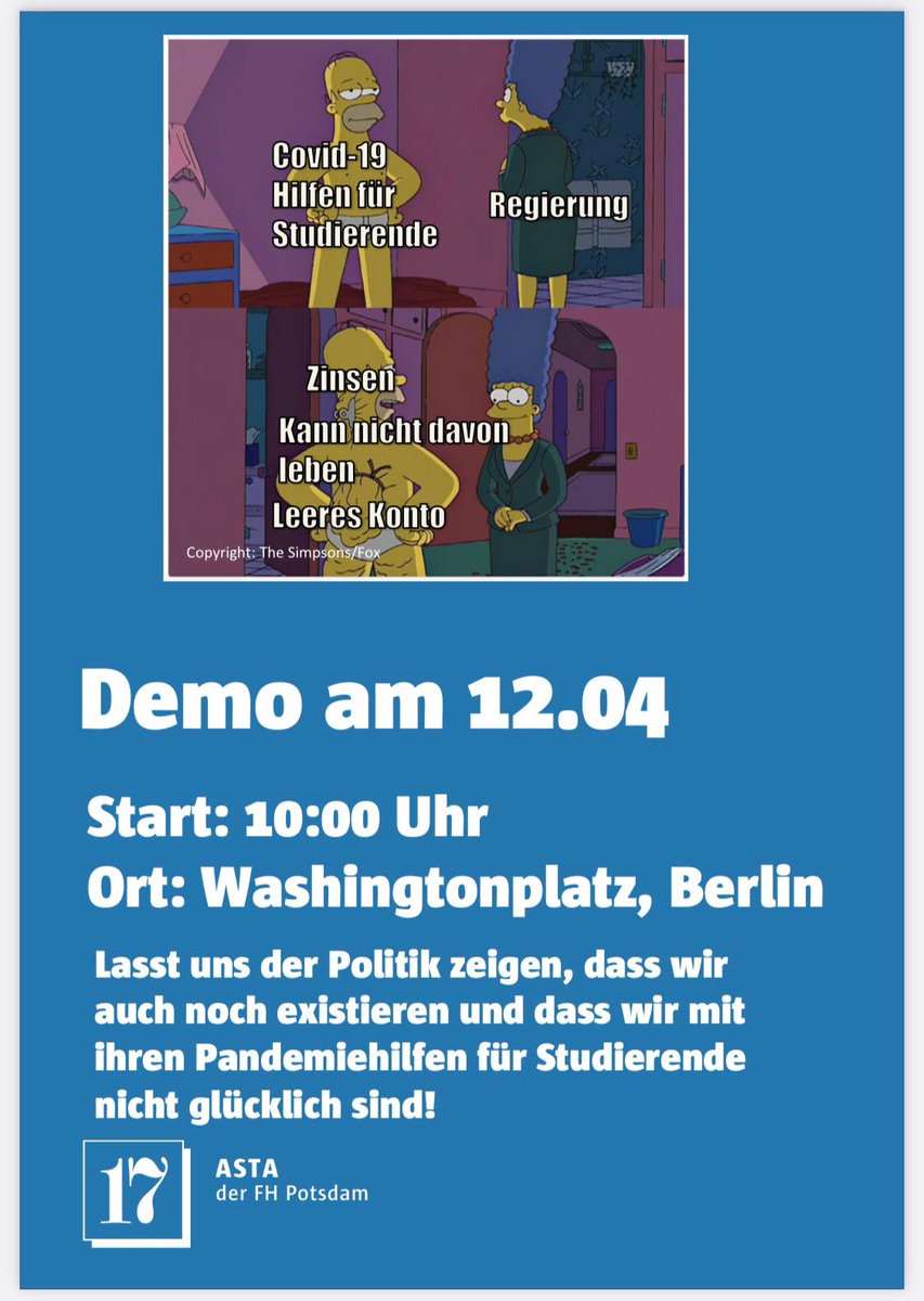 astafhp's tweet photo. #DEMO AM 12.04.2021 TREFFPUNKT UM 10 UHR AM #WASHINGTONPLATZ IN #BERLIN https://t.co/HIhnumYUKf