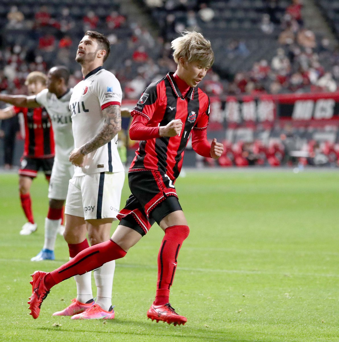 日刊スポーツ保坂果那 北海道コンサドーレ札幌 田中駿汰 選手が今季初得点をマーク 前半は3バック右 後半は中央でプレーしていました Consadole