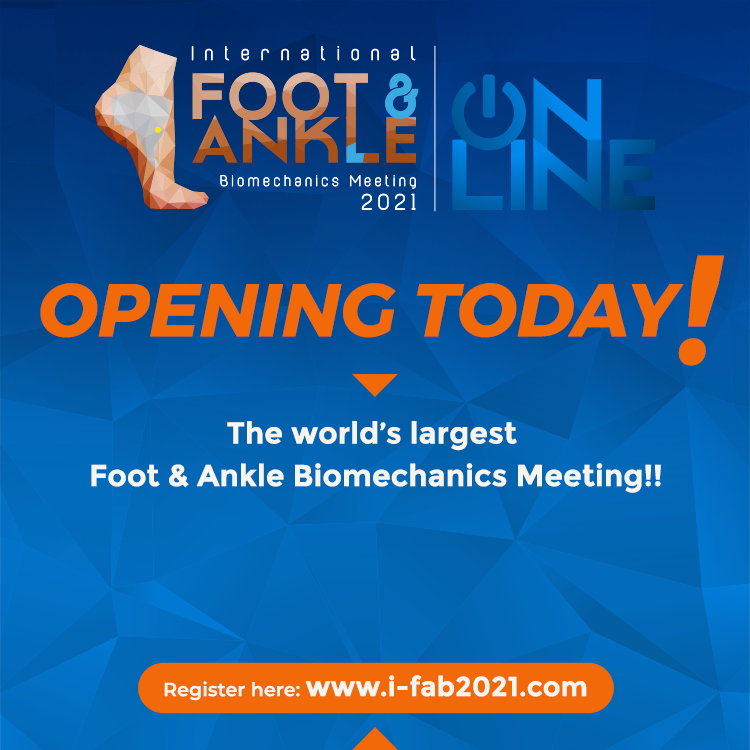 The International Foot &amp; Ankle Biomechanics Meeting - i-FAB 2021 Online kicks off today!!! 👏😍🙌

If you are not registered yet, the online registration system is still opened. 

✅ Guarantee your tickets now:
i-fab2021.com/registration

#fabman #ifab2021