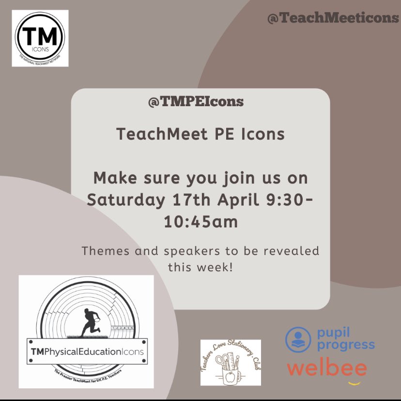 @TMPEIcons Event happening on Saturday!