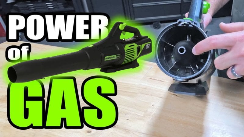 ProToolReviews's tweet photo. Stronger than a residential handheld gas blower? You betcha! Check out the #GreenworksTools Pro 60V 610 CFM Blower in our video review!

https://t.co/t2RJuHB23k

#lawncare #landscaping #ptrgre21 https://t.co/uBPJHgkCVN