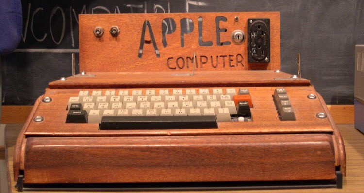 JonErlichman's tweet image. On this day in 1976: Apple releases its first computer, the Apple I.
