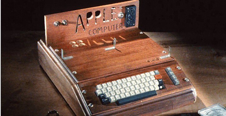 JonErlichman's tweet image. On this day in 1976: Apple releases its first computer, the Apple I.