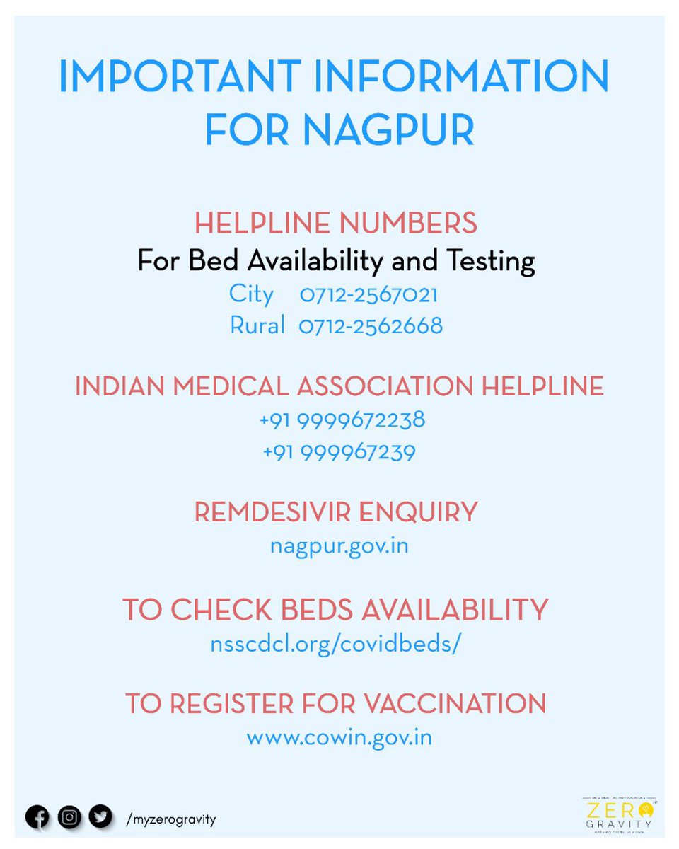 myzerogravity's tweet photo. We have tried to put some important information together that anyone might need in Nagpur. https://t.co/kDXcZYqFyN