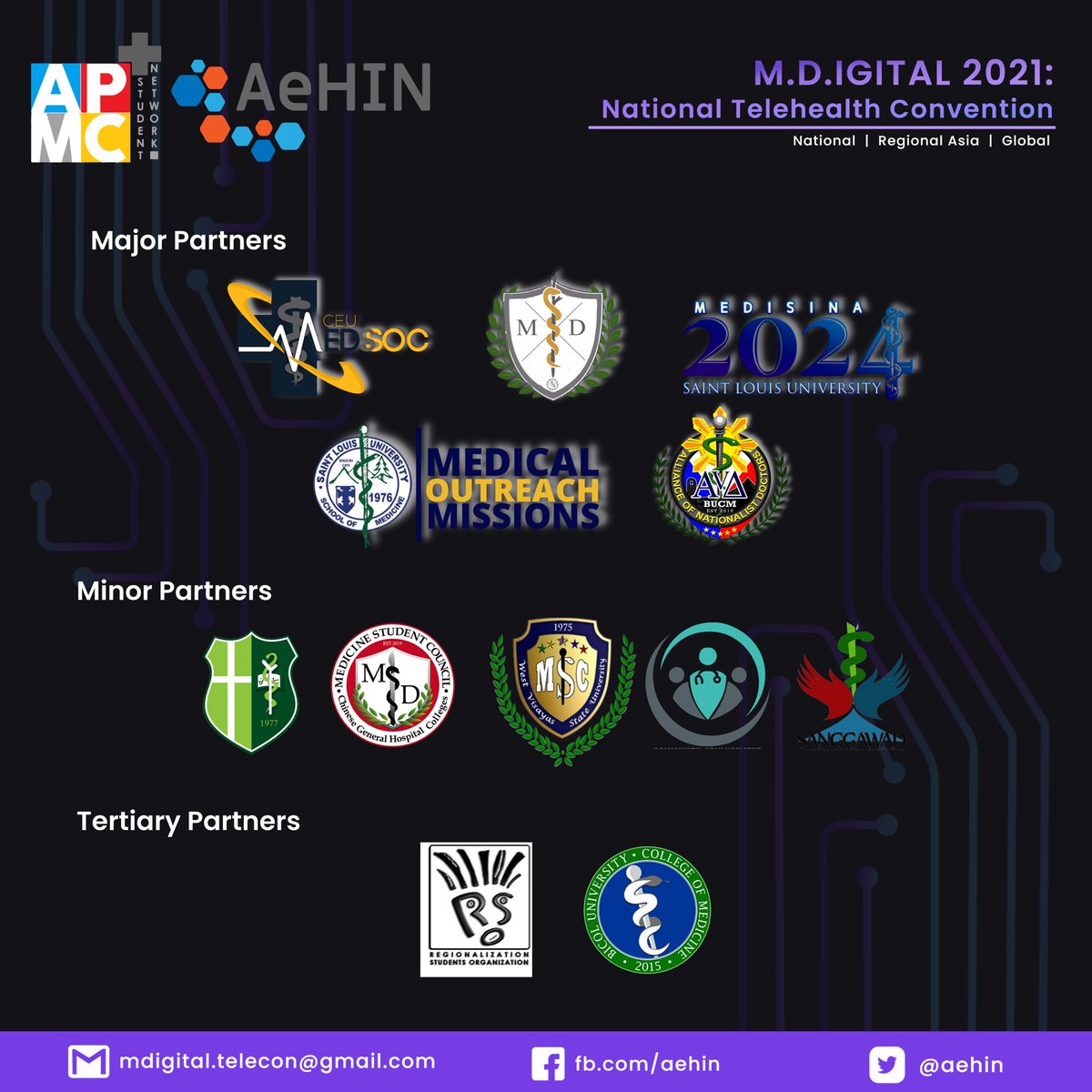 apmcsn's tweet photo. Be an M.D.igital Delegate! Ready, set, connect!
2 more weeks to go before the convention!
REGISTER NOW: https://t.co/qmK0D5Cz4f
#MDigitalHealth2021
#IgniteAPMCSN
#APMCSN20Years https://t.co/V3iqP42a1m