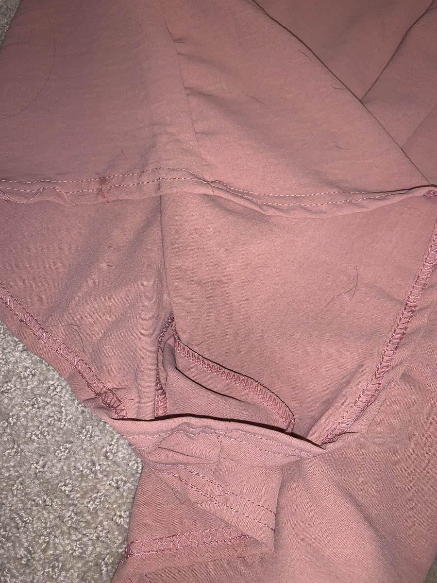 xcelesterenex's tweet photo. Just opened a package from @ASOS and it HAS PUBES EMBEDDED. There’s no other answer to these black hairs that have folicles attached 😭😭😭😭 https://t.co/e7Kpab0Ffz