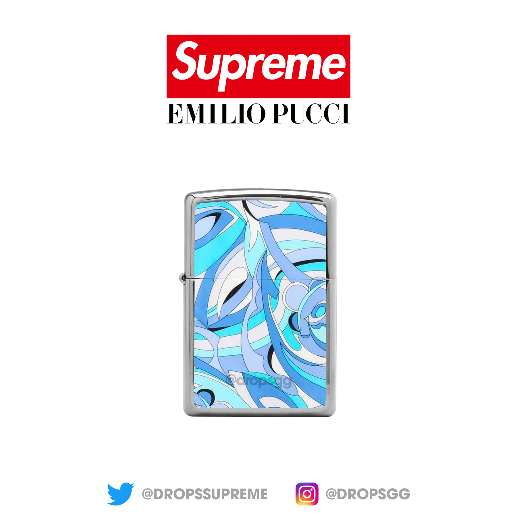 ステッカー Supreme - Supreme Emilio Pucci Zippo ピンク supremeの ...