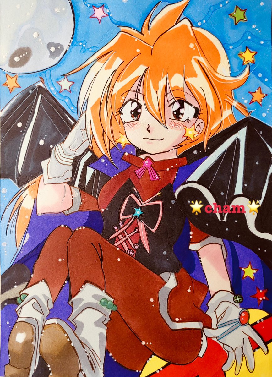 リクエスト頂いたスレイヤーズのリナイラスト完成 創拡 スレイヤーズ リナ Cham 夜音チャ厶 のイラスト