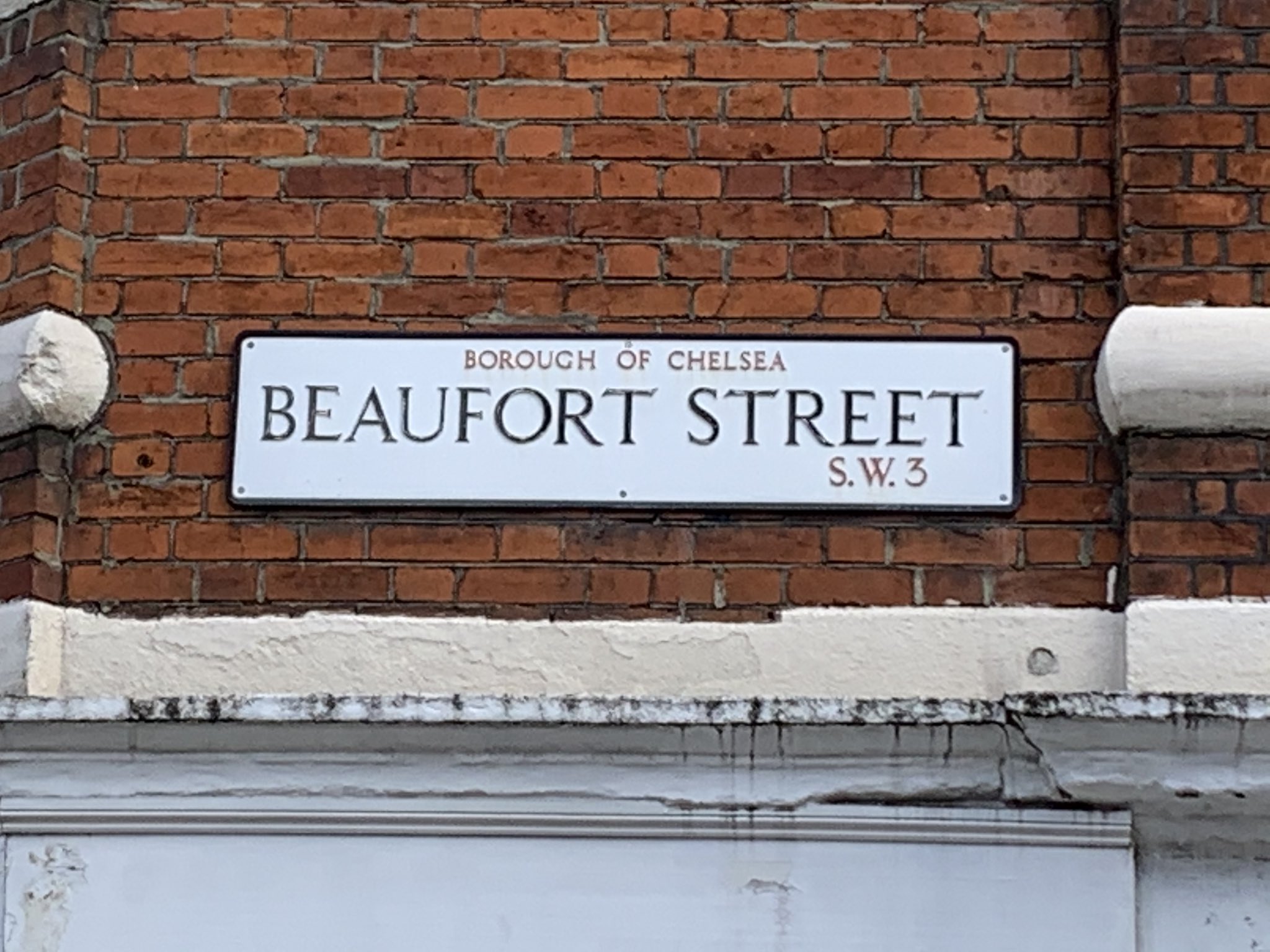 Tom Holland on Twitter "Beaufort Street in Chelsea preserves the name