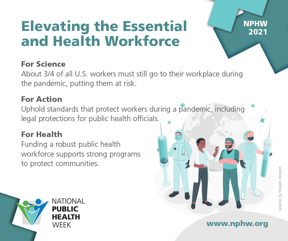 PHGSU's tweet photo. #NPHW Sunday: Elevating the Essential and #HealthWorkforce for Science, Action, Health and Justice!
Celebrate @NPHW w/ #GSUPublicHealth: https://t.co/VvSFyQroBq
#georgiastateuniversity #TheStateWay #publichealth #EssentialWorkforce #Workforce #NationalPublicHealthWeek #NPHW2021 https://t.co/em8fvyQQKh