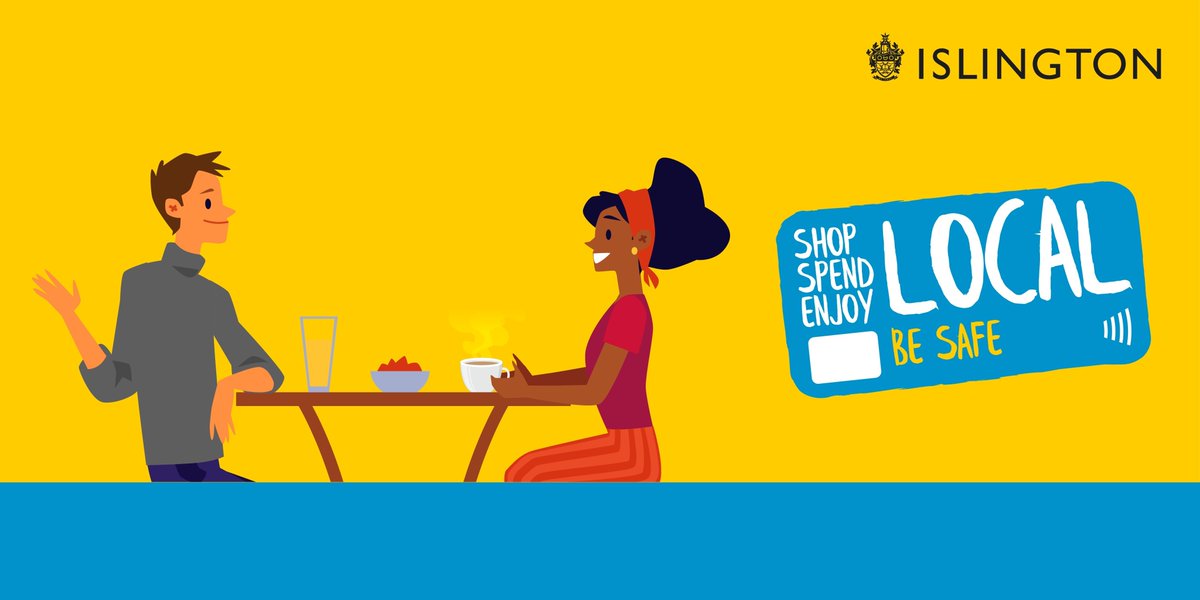 IslingtonBC's tweet photo. We’re supporting Islington businesses to reopen safely and successfully tomorrow and we're asking residents to help our local businesses recover by shopping locally. For business support, visit https://t.co/Z6XSoSOMlj . For Shop Local information, visit https://t.co/Z0dhax2xn4 https://t.co/HFwjYXWMMU