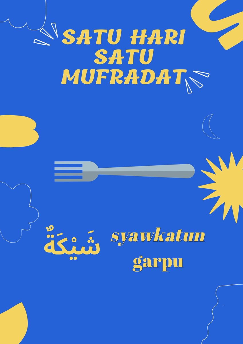 [Satu Hari Satu Mufradat]

Eitss, stop dulu nih scrollnya, tap gambarnya dulu yuk biar tahu mufradat terbaru :D