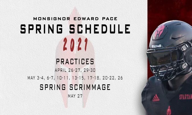 MonsignorPaceFB's tweet photo. 🚨 SPRING FOOTBALL 🚨
#SpringFootball #PaceIsThePlace https://t.co/3f8GAdBK8h