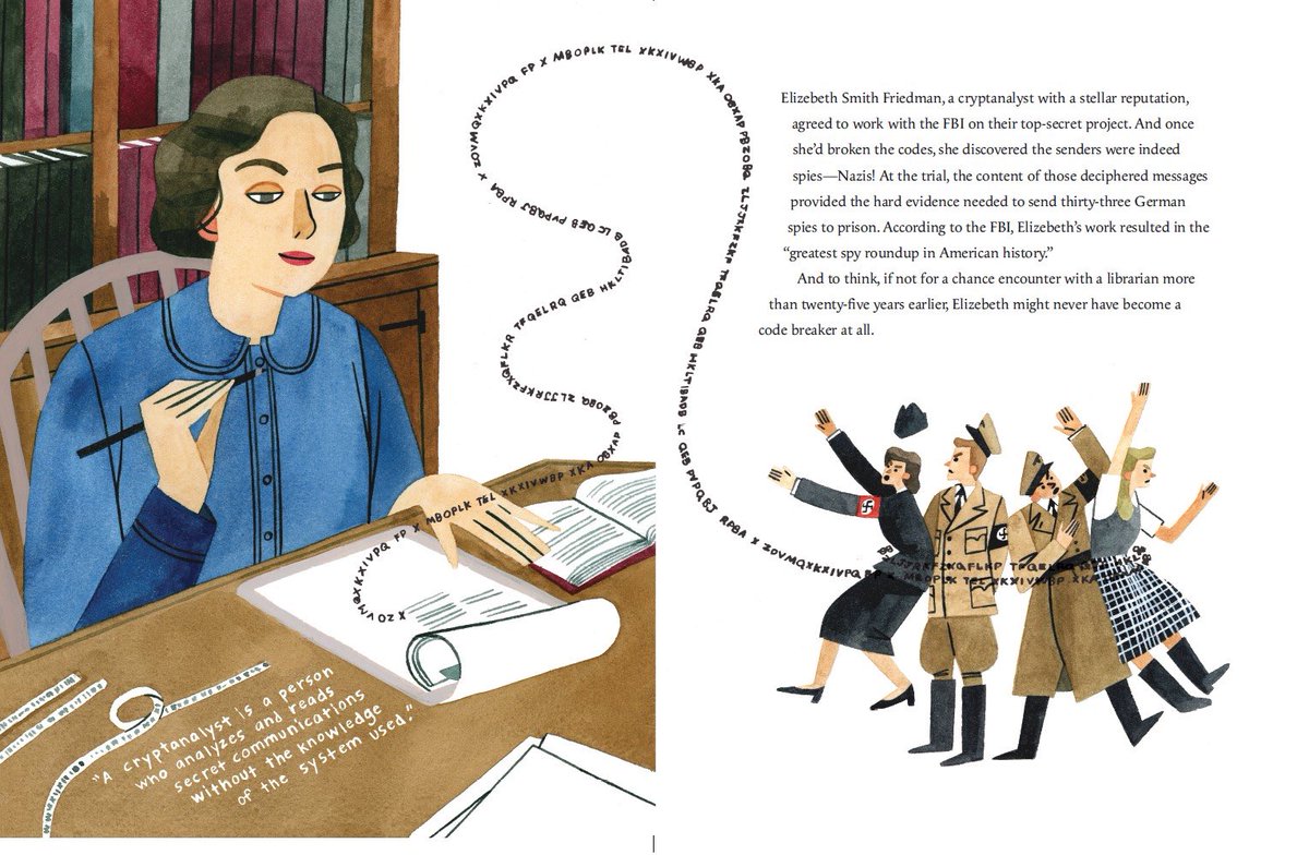 dailystem's tweet photo. Hey teachers...do you know why you’ve never heard the story of Elizabeth Friedman, a #code breaker who helped catch spies in #WWII?

It was classified.

@lauriewallmark tells all about this great new #WomenInSTEM book on Ep 197 of #STEM Everyday!
▶️https://t.co/qRvDLOJ5aS https://t.co/b2GL6AHYZj