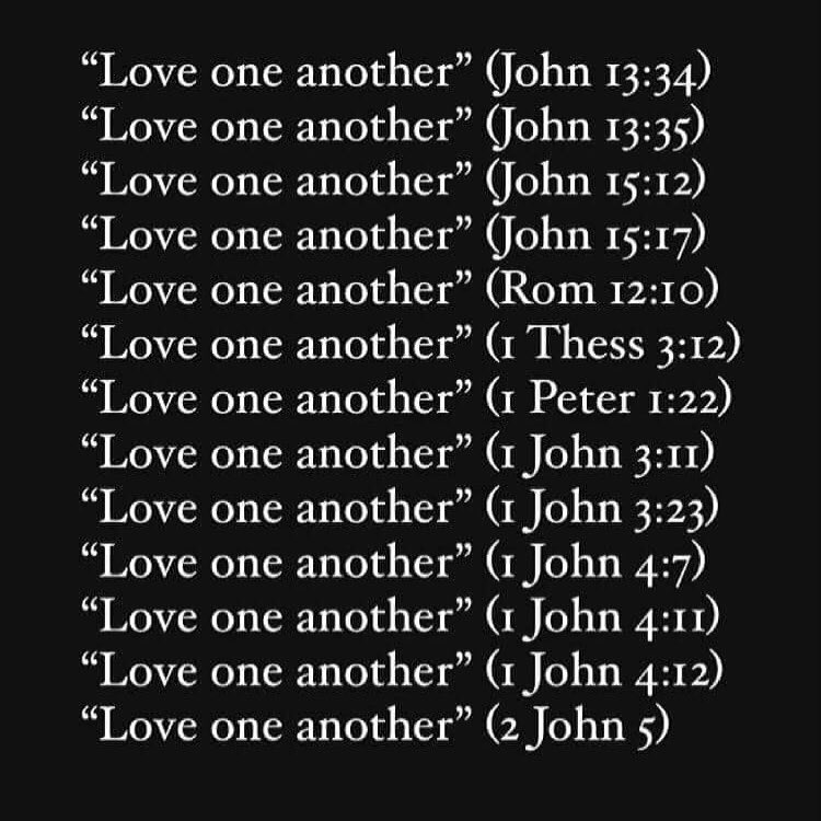 hbcharlesjr's tweet photo. Love one another. https://t.co/uztWBT5wXG