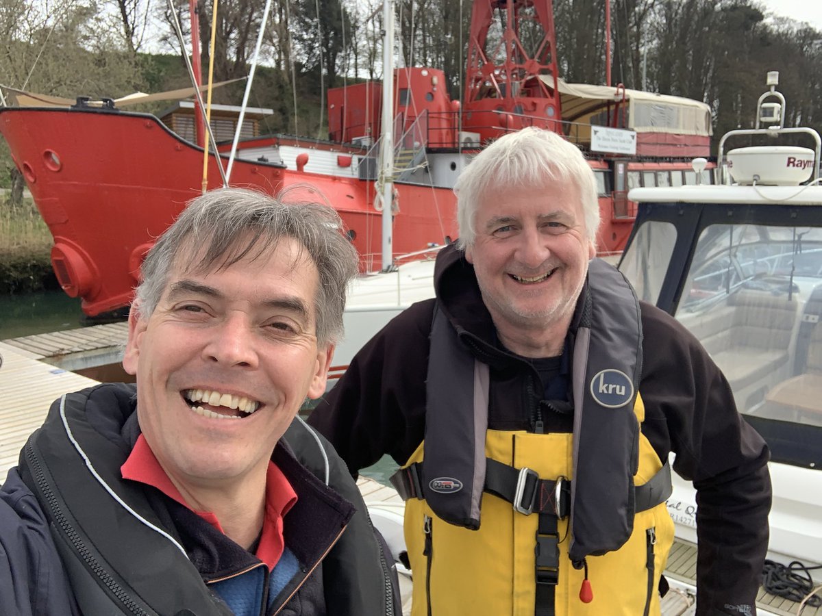 Mick with Paul Fearn of Thumb Line Sailing as we blow the lockdown cobwebs away with East Anglian Sea School.