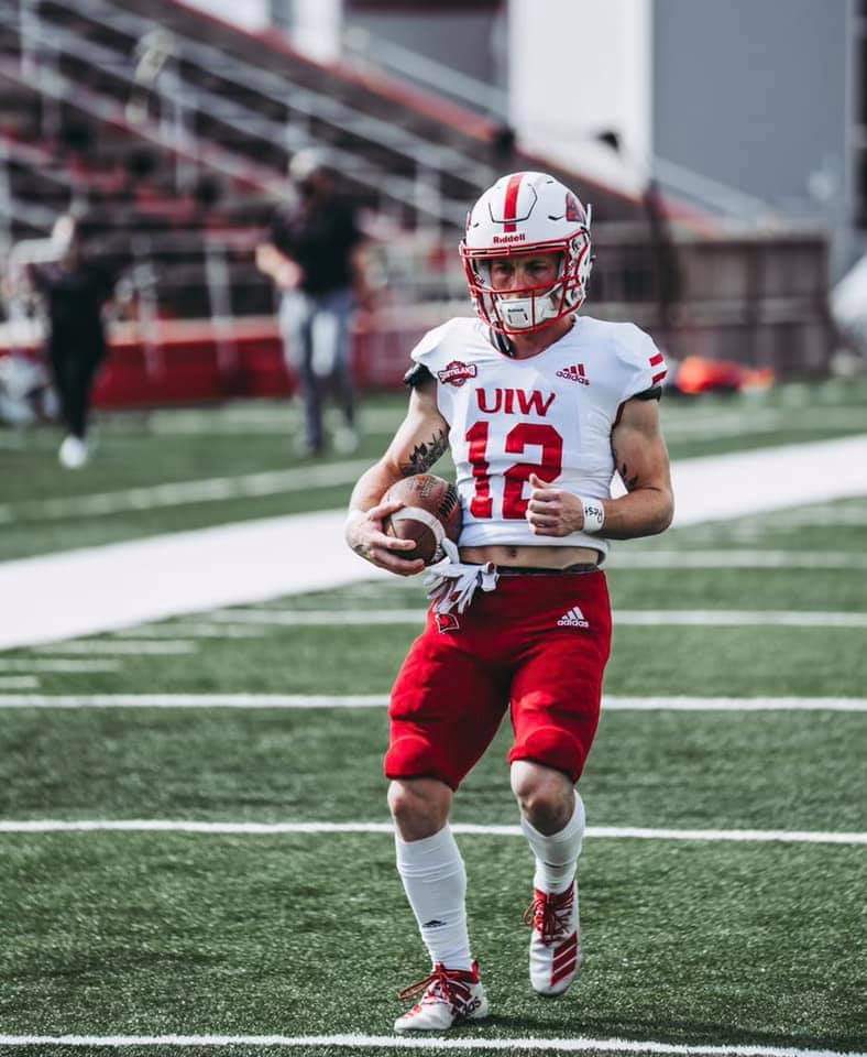 FBWarriorsECC's tweet photo. Our guy Rob Ferrel @r_ferrel had a monster game last night for Incarnate Word with an incredible 331 total yards! His stat line included 7 receptions for 144 yards and a TD, a 23 yard Rushing TD, a 60 yard Punt Return, and 104 KO Return yards. Wow! https://t.co/dwKYZ5c1gV