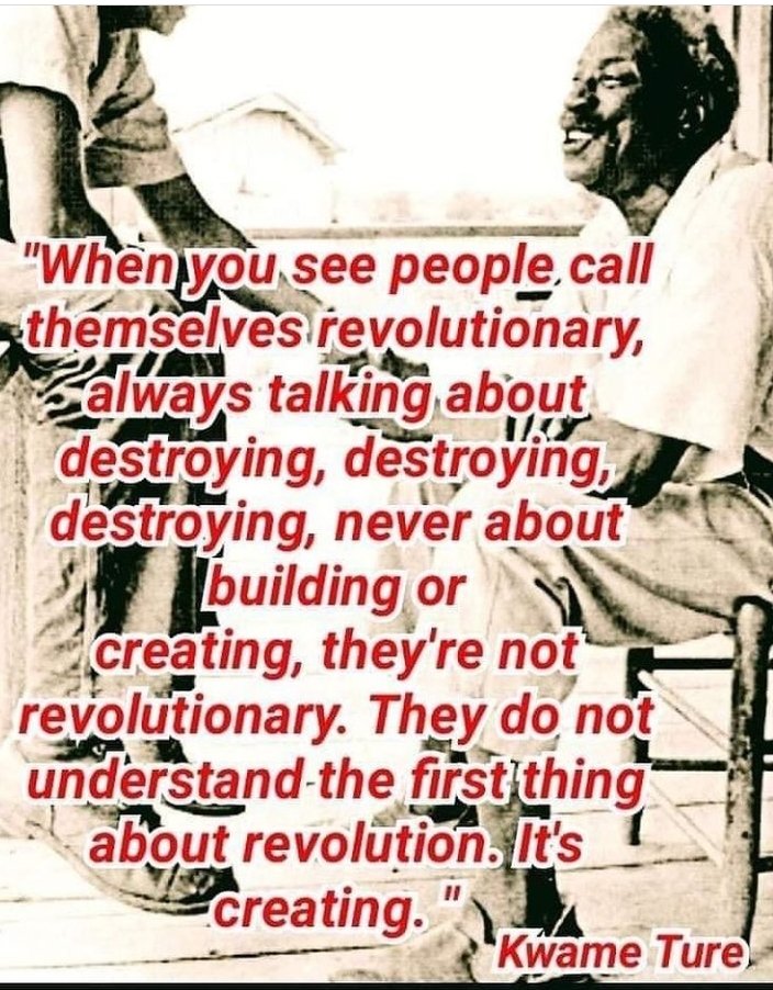 We must create the alternative as we destroy capitalism