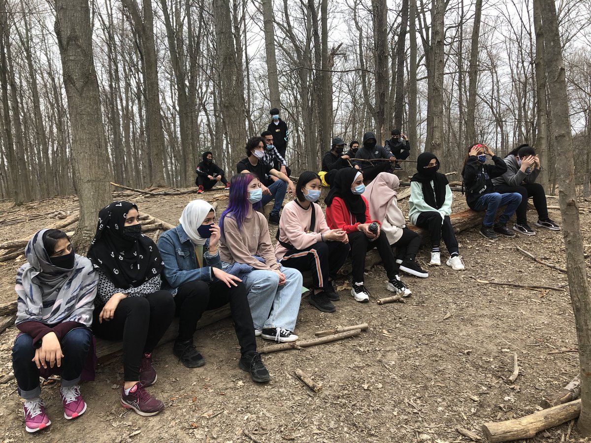 MissMauro1's tweet photo. I don’t think I have ever been so excited for a field trip! Some of our ESL students from St. Catharines Collegiate were able to go to the DSBN Adventure Campus, and had a wonderful day! @SCCSaints @DSBNOutdoorED https://t.co/7yPkMV3ZP0