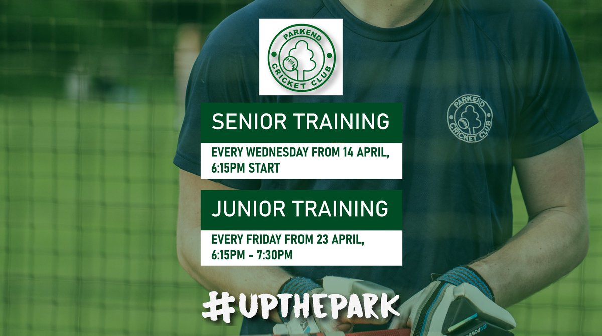 ParkendCC's tweet photo. With the new season nearly upon us, we're kicking off training soon for both our seniors and juniors. First senior session next week, all welcome! #upthepark https://t.co/00v1gpNtHh