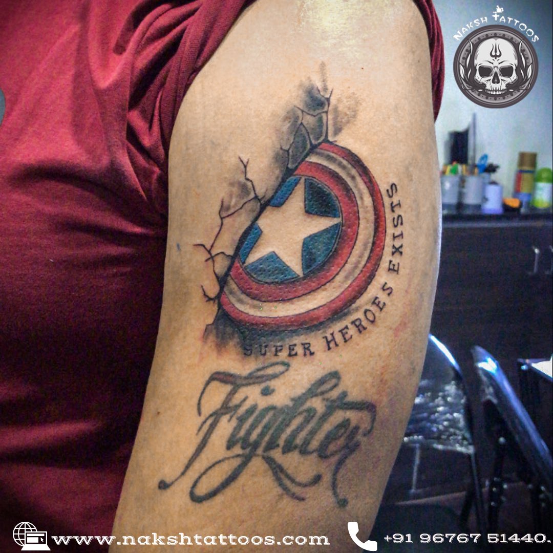 UPDATED 40 Heroic Captain America Tattoos