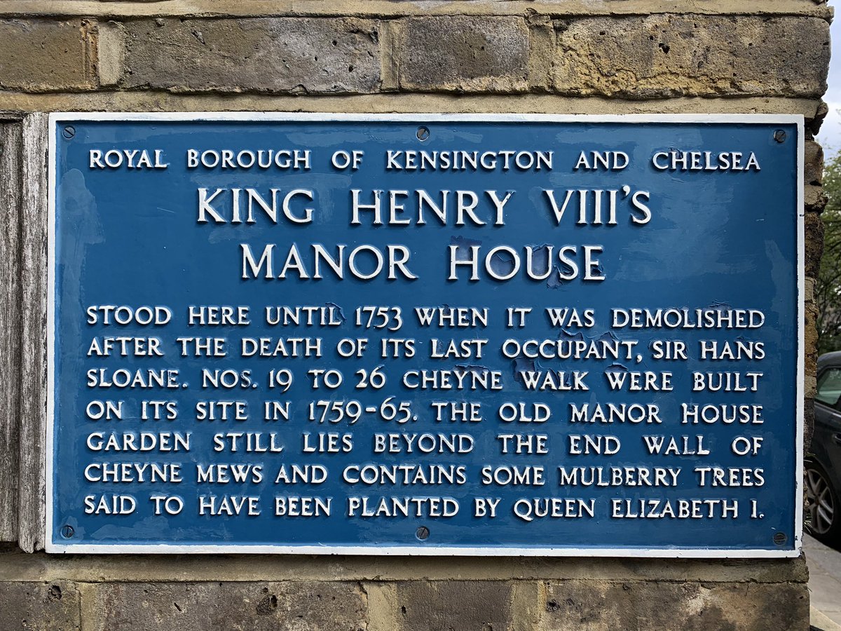 Henry VIII - after whom Kings Road was named - gave the manor house as a wedding present to Catherine Parr. The future Elizabeth I lived there as a child and its last royal resident was, inevitably, Anne Cleves. (I say inevitably because she seems to have owned houses everywhere)