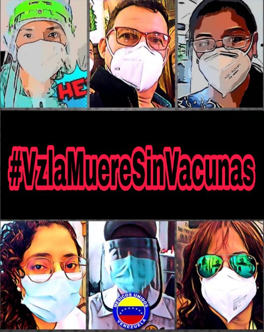 Nuestro personal médico y de enfermería ha sufrido la mayor cantidad de muertes en toda Latinoamérica  salvando la vida de los venezolanos sin protección 
#VzlaMuereSinVacunas