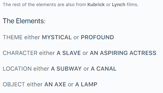ScreenplayShort's tweet image. The #WritingPrompt elements from #ShortScreenplayChallenge Challenge #13

shortscreenplaychallenge.com/challenge-13/