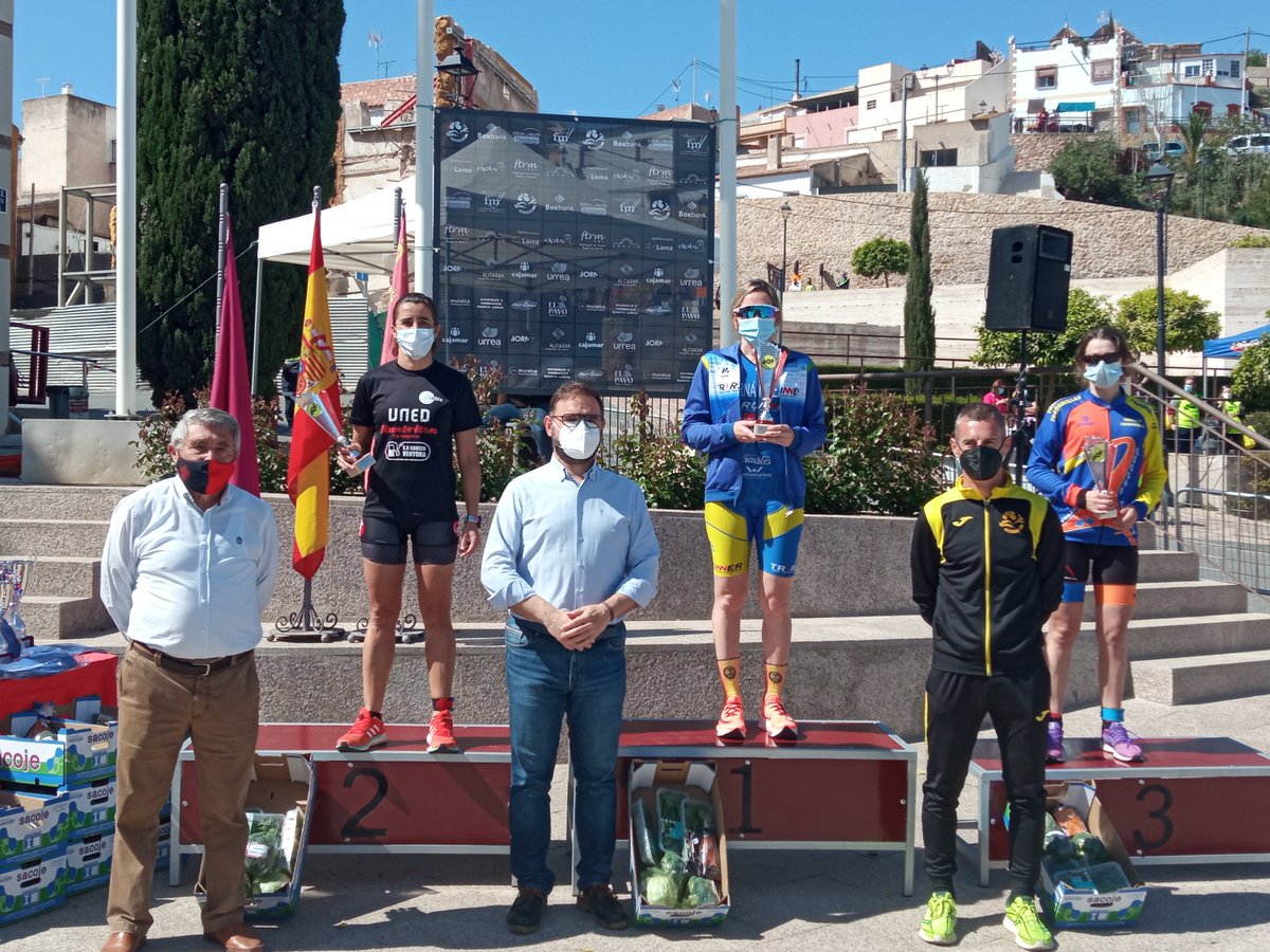 CA107deportes's tweet photo. II #DuatlónLorca Resultados Prueba de larga distancia: Masculino 🥇Bienvenido Ballester 🥈 Daniel Bayon🥉 Javier Solache #Femenino 🥇Inma Tonda 🥈Ana Belén Lentijo @TriatlonLorca #Lorca https://t.co/Tlbj2e4e4g