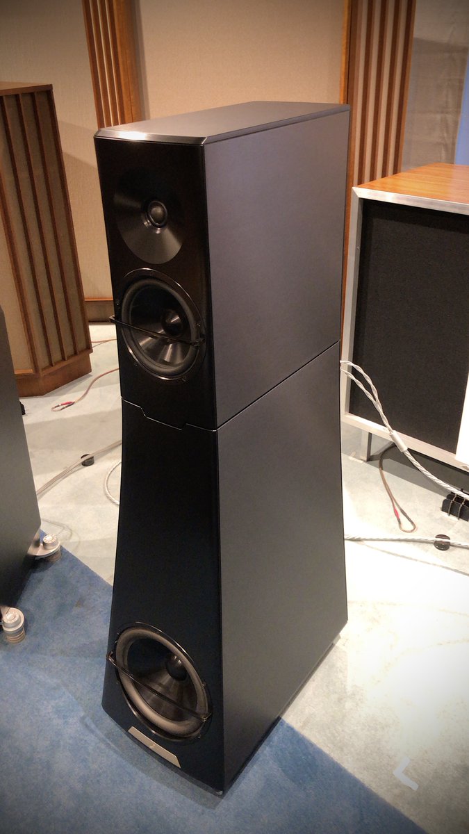 ソラマメ 外観は非常にオシャレ オーディオっぽい部材やボタンが正面にないのでメカっぽさはありません 中身は強力な電源と巨大なコンデンサ 意外と中央に空白があるみたいです 巨大コンデンサによる駆動力の高い音が好みなので期待が高まります