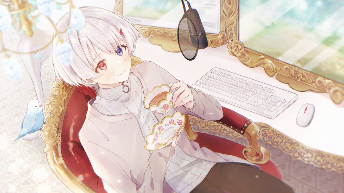 午後のお茶会 ねこじしのイラスト 午後のお茶会 ねこじしのイラスト