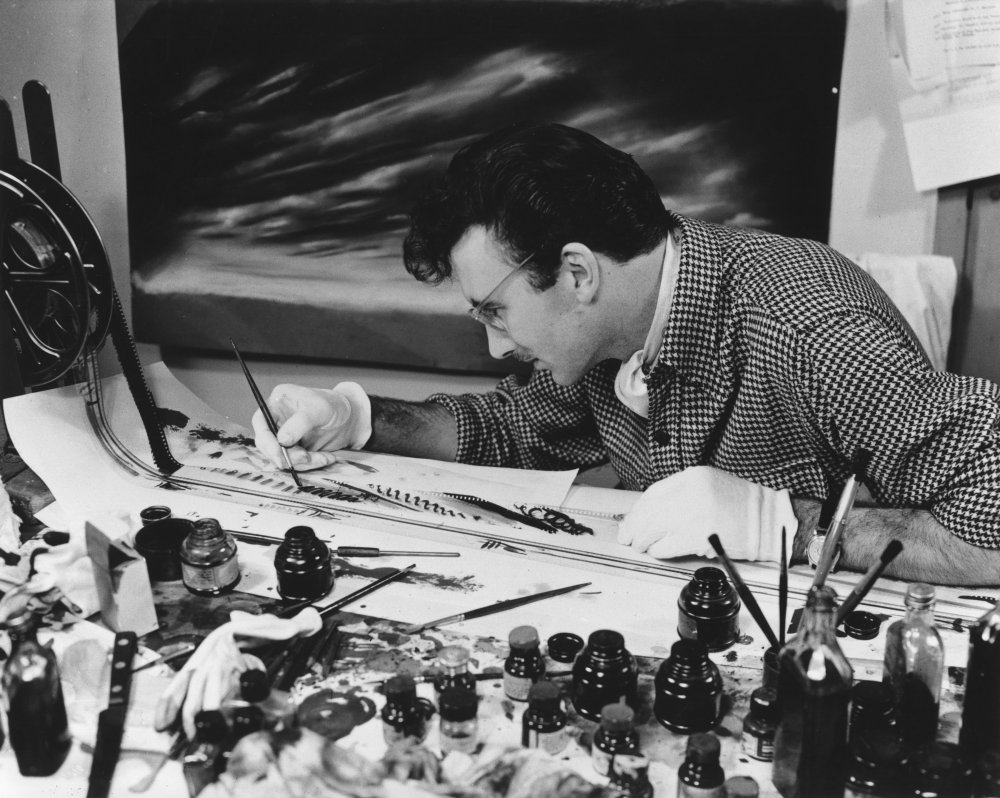 mubilat's tweet photo. Norman McLaren, pionero de la animación, nació el 11 de abril de 1914. https://t.co/e5Nlcj54l6