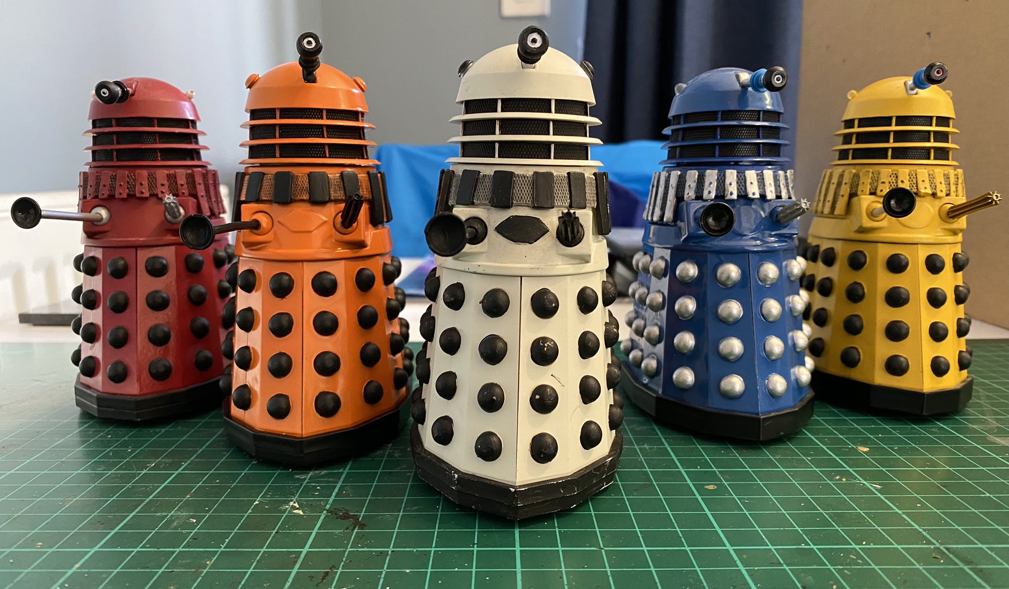 CustomWho on X: "What if...the new Dalek paradigm were old Daleks?  #DoctorWho https://t.co/wbNl7rMyat" / X
