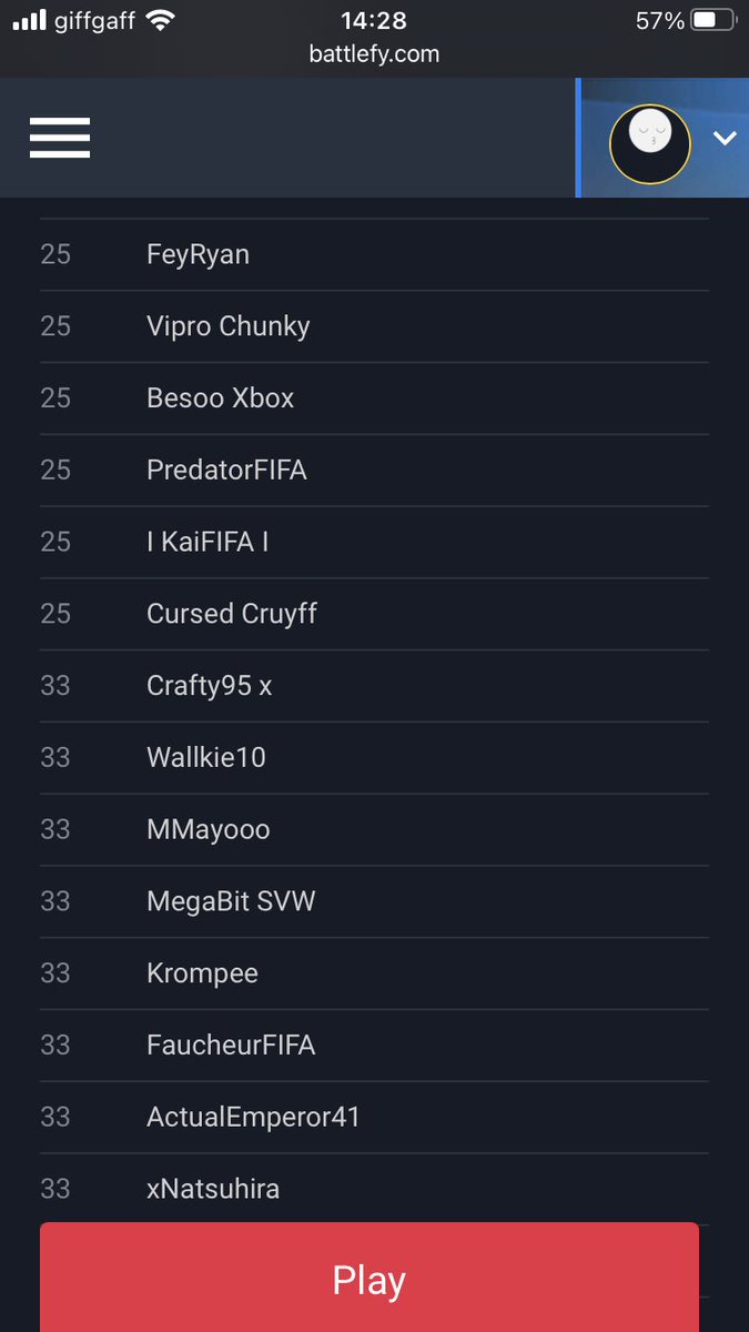 CraftyFIFA's tweet image. Unfortunately won’t be at play offs this FIFA for the first year since I started playing. Really frustrating because I finished so close to making it and I’ve never choked as many games as this year, I could have secured play offs in this tournament but the matchmaking said no 😔
