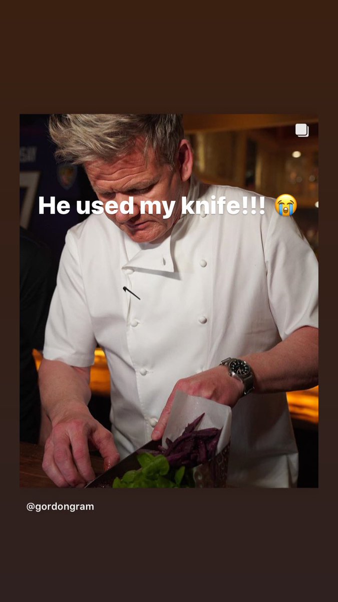 That time Gordon Ramsay used my personal chef knife cause real recognize real https://t.co/h8URN3XWHz