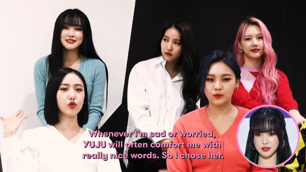 when the members chose the sweetest member for them. the way they describe each member got me soft