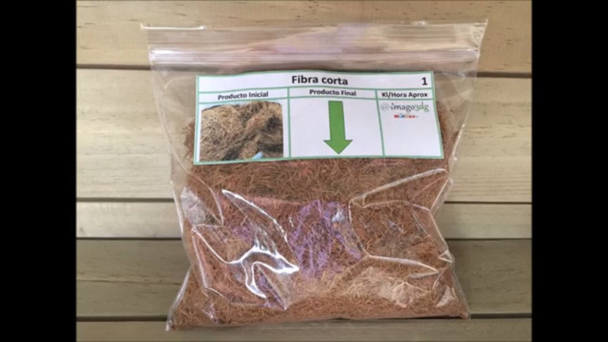 imago3dg's tweet photo. https://t.co/ftU8iwY1DI coconut fiber and planting substrates.
• Alta porosidad combinada con alta retención de agua promueve un gran desarrollo radicular durante toda la fase del cultivo
• Al disponer de mas agua fácilmente, aumentas la capacidad productiva del cultivo un 10% https://t.co/6PV04YjlgG