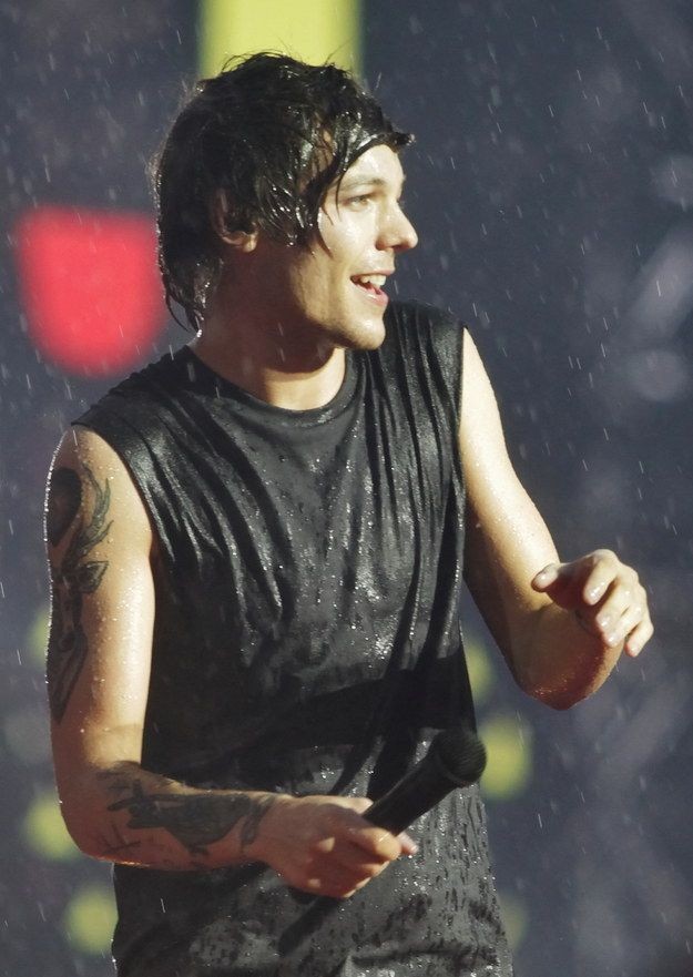 louis tomlinson in wet hair a devastating thread ;