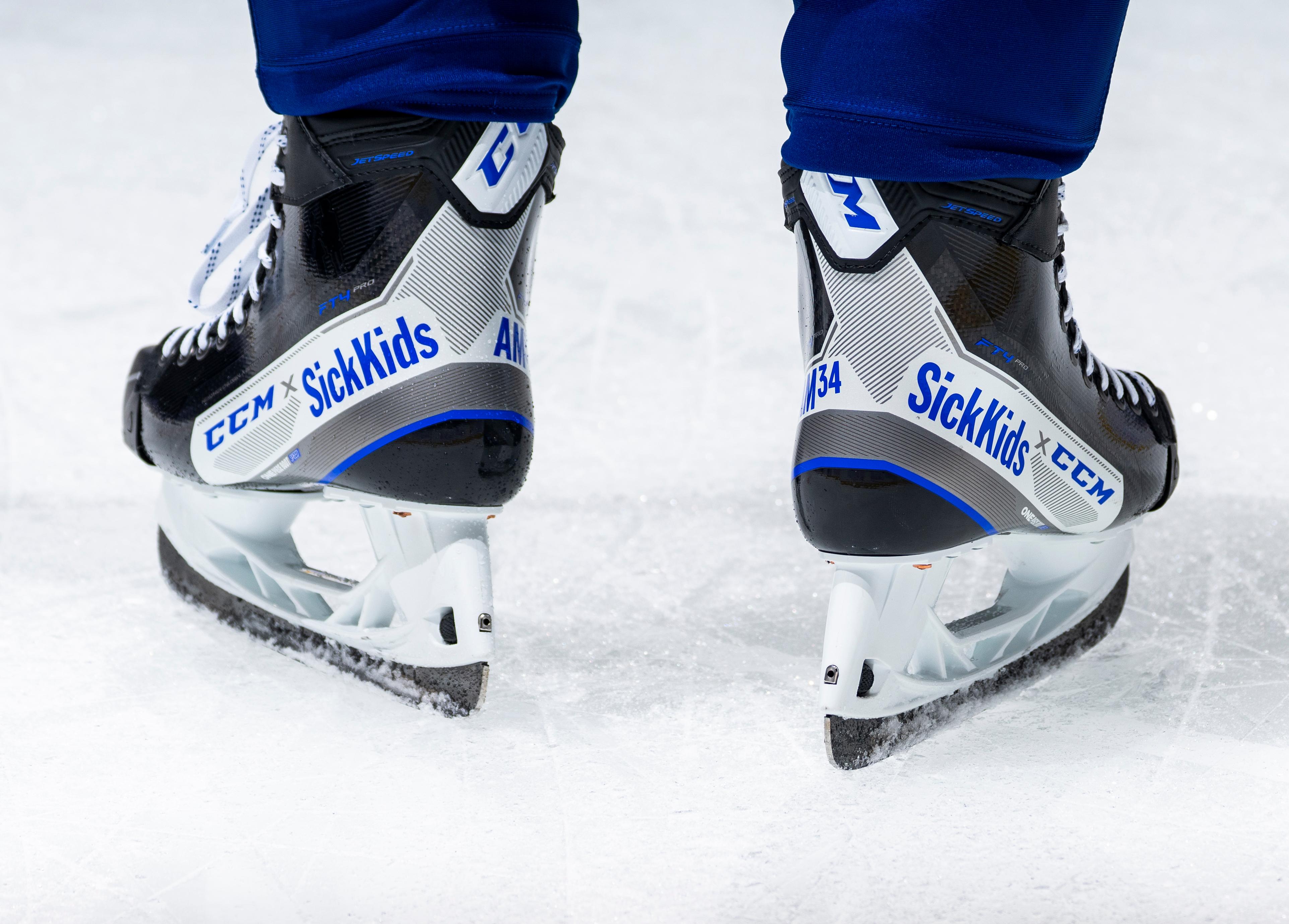 TheLeafsNation on X: Here's a look at Auston Matthews' new skates