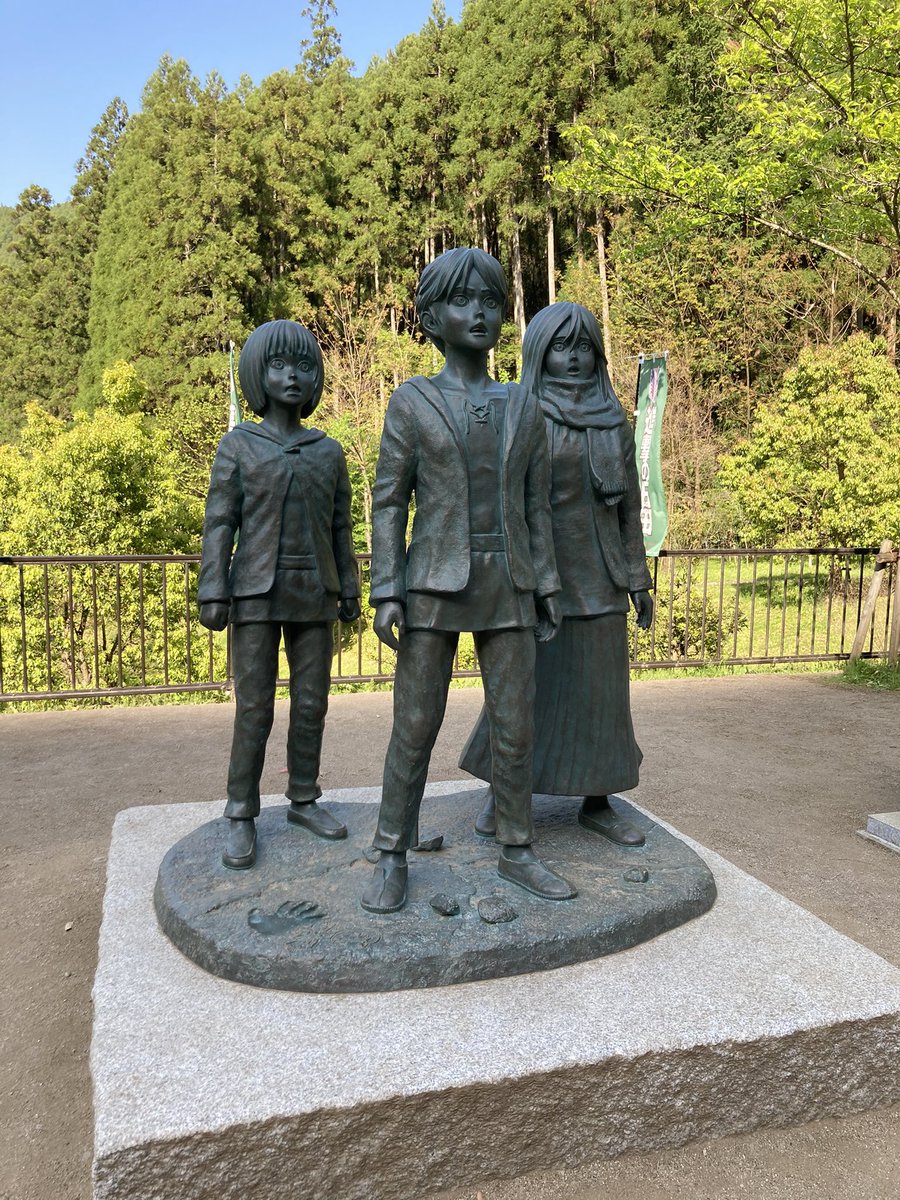 atasimakehen's tweet photo. 最終回読んで進撃ロスでいてもたってもで日田巡ってきた https://t.co/BkVo5MVyrc