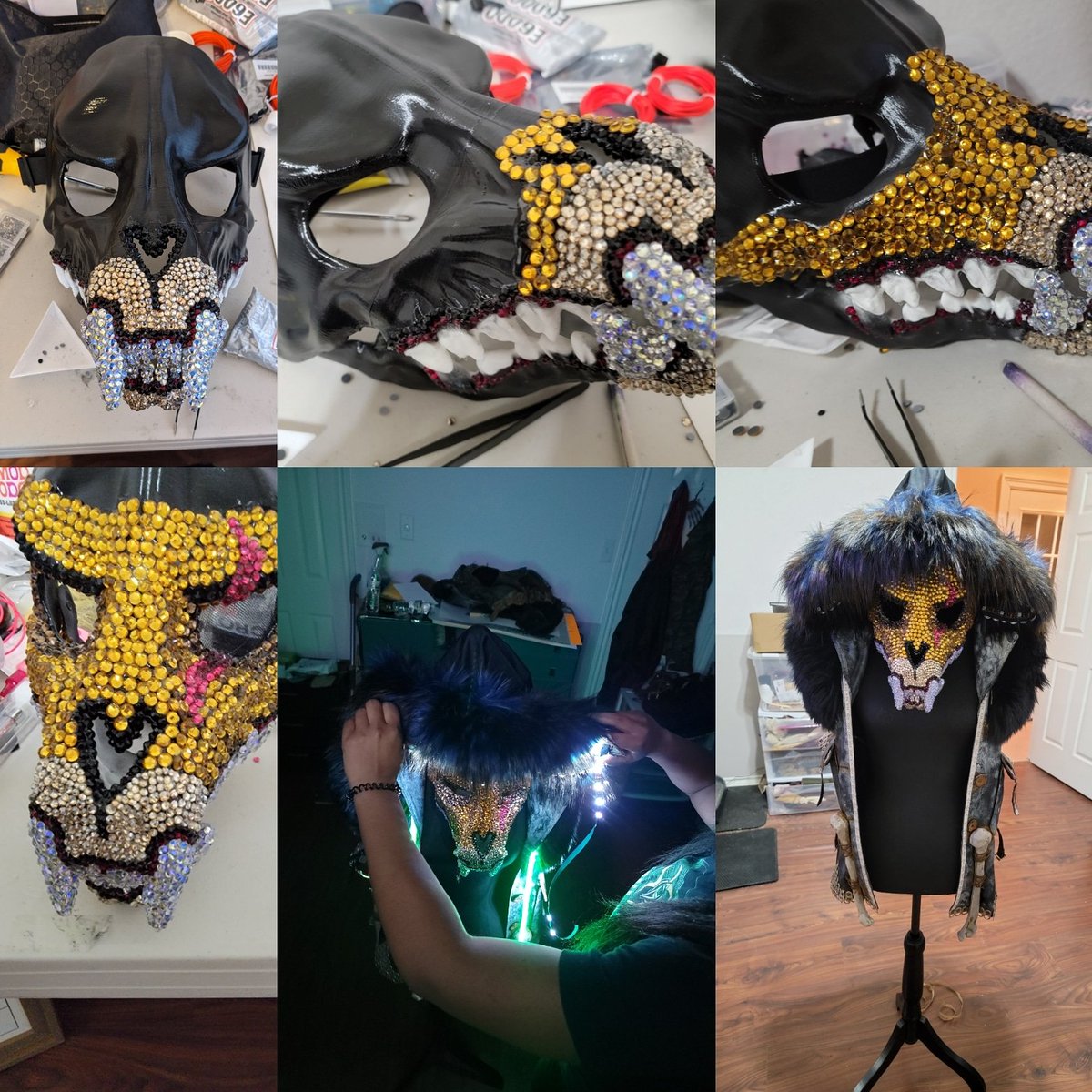 AthenaPalmer_FG's tweet photo. .@wwenxt deep dive into my #nxttakeover entrance piece. Took over 2 months to make and extremely proud of my Scar!!! BE PREPARED!! It's a piece I have wanted to do for a while because of the influence from the movie! #LionKing #CraftQueen #NXTTagTeamChampions #FirePit #TCBWEL https://t.co/9LnYAjjHfU